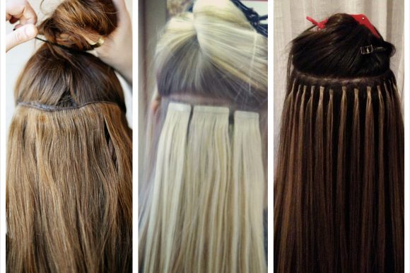 Удължаване и сгъстяване на коса в „Студио за красота ЛМ“ 100% естествена коса – треси, удължаване чрез зашиване, удължаване чрез стикери или силиконови пръстени.